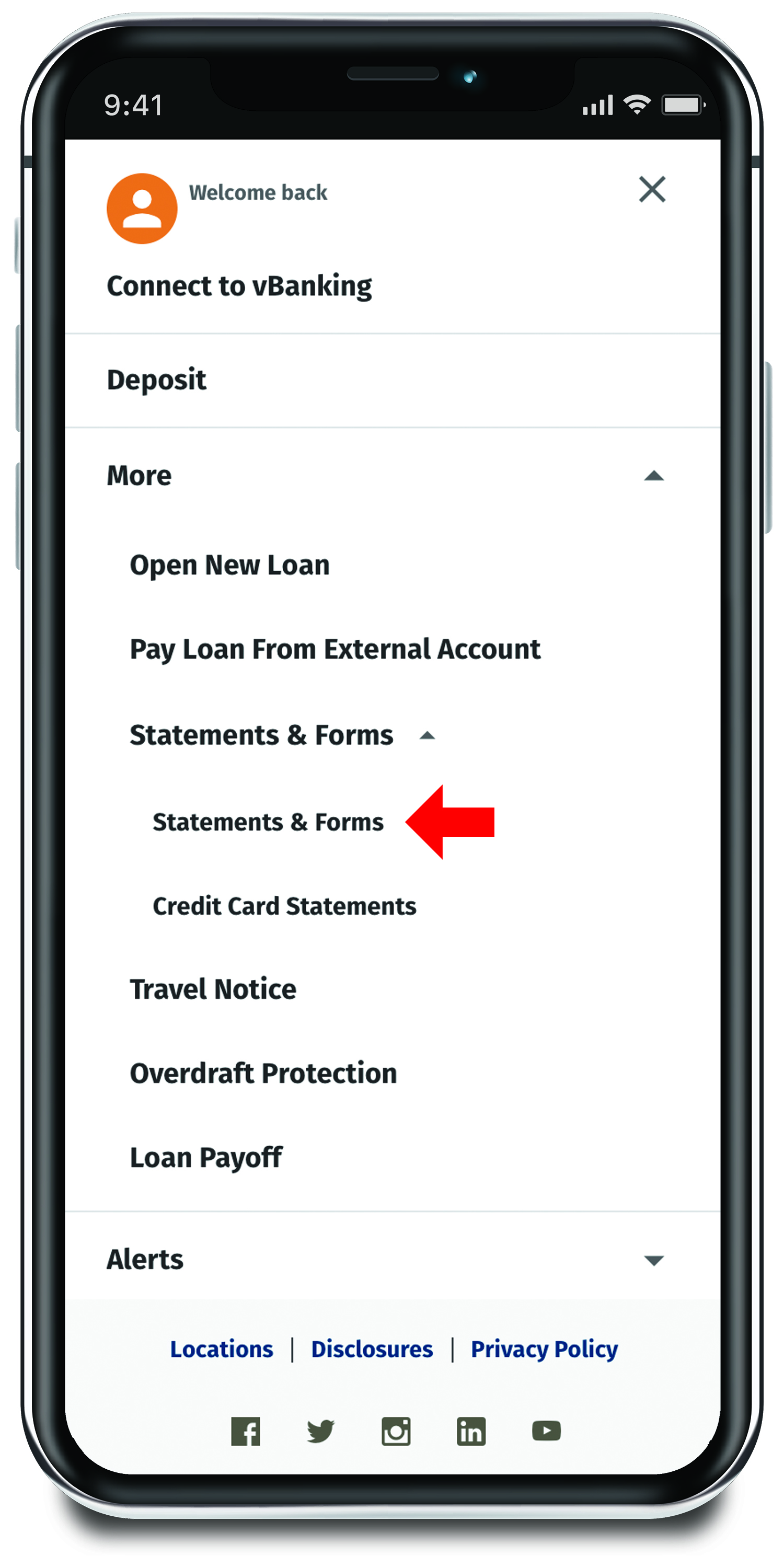 eStatements screenshot step 04